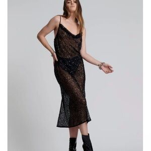 ONE TEASPOON Stellar Hand
Beaded Slip Dress